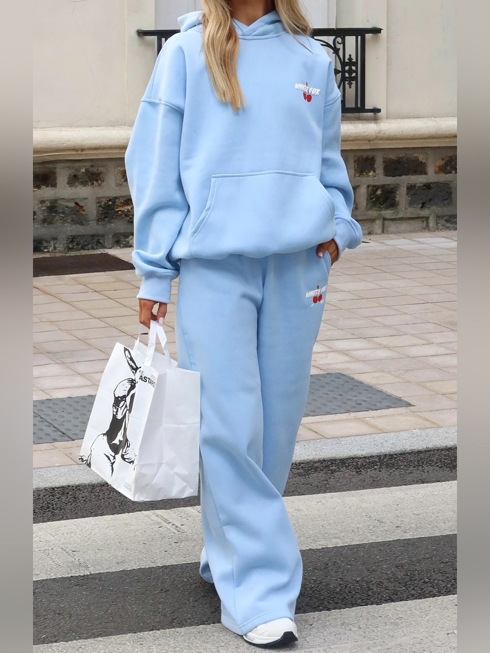 White Fox Club 14 Cassie Wide Leg Sweatpants